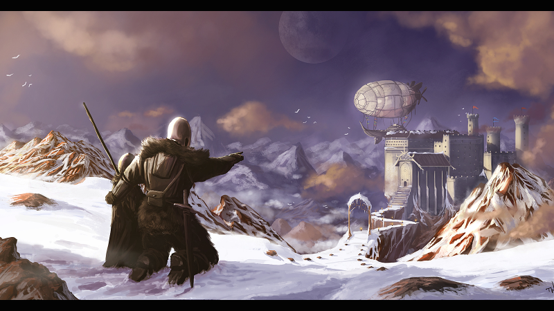 Illustration for article titled These Magical Flying Ship Illustrations Will Be Your New Desktops